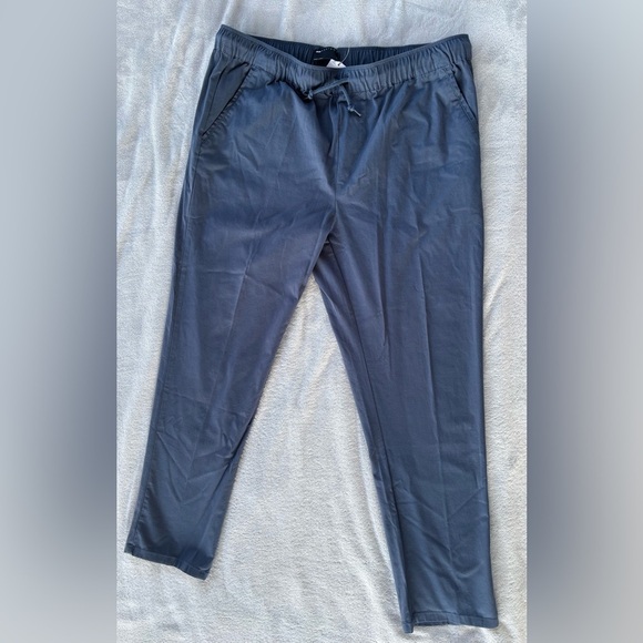 ASOS Blue Joggers Relaxed Fit Elastic Waistband - Picture 1 of 13